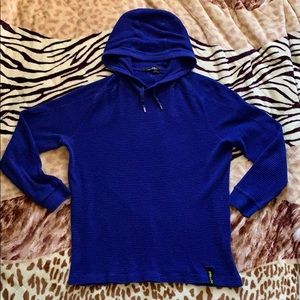 Polo Ralph Lauren RLX Thermal Hoodie Blue Large